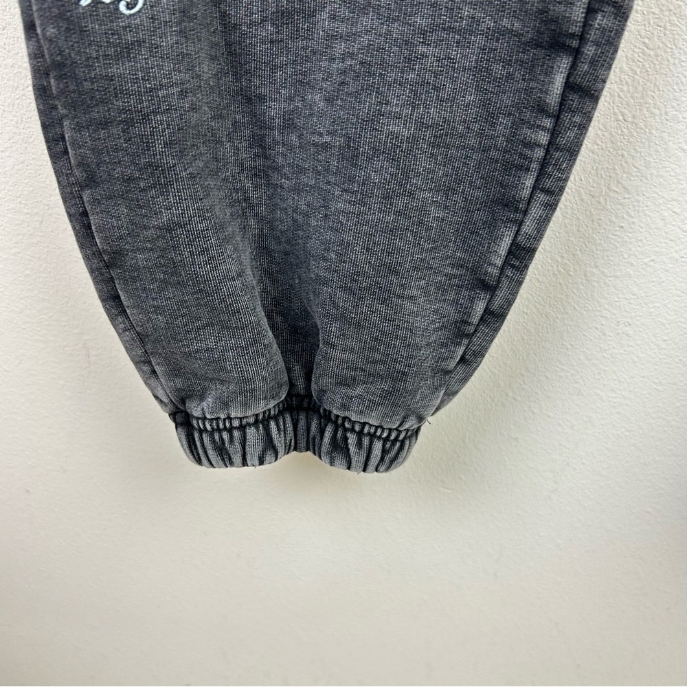 Voight Miami Kiss Me sweatpants worn wash black organic cotton size: XS - Picture 9 of 14